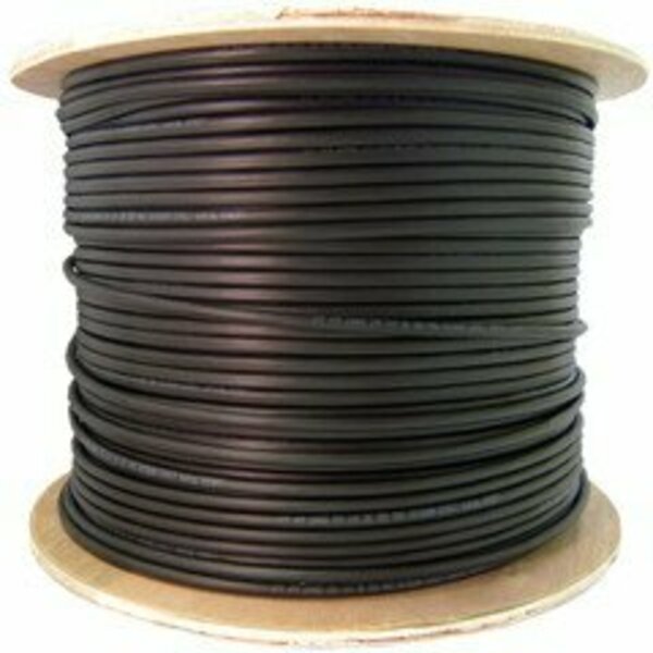 Swe-Tech 3C 12 Fiber Indoor/Outdoor Fiber Optic Cable, 50/125, Corning ClearCurve OM4, Plenum Rated, Black, 1000ft FWT11F3-412NH